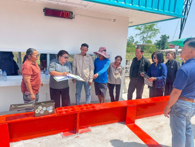 ลงพื้นที่ร่วมทำการตรวจรับงานจ้างเหมาก่อสร้างเครื่องชั่งน้ำหนักรถบรรทุกอิเล็กทรอนิกส์ ขนาดไม่เกิน 80 ตัน พร้อมฐานราก ... พารามิเตอร์รูปภาพ 1